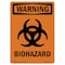Signmission OSHA Warning Sign, 10" Height, Rigid Plastic, Biohazard, Portrait, WS-P-V-12989 OS-WS-P-710-V-12989 - alternate 1